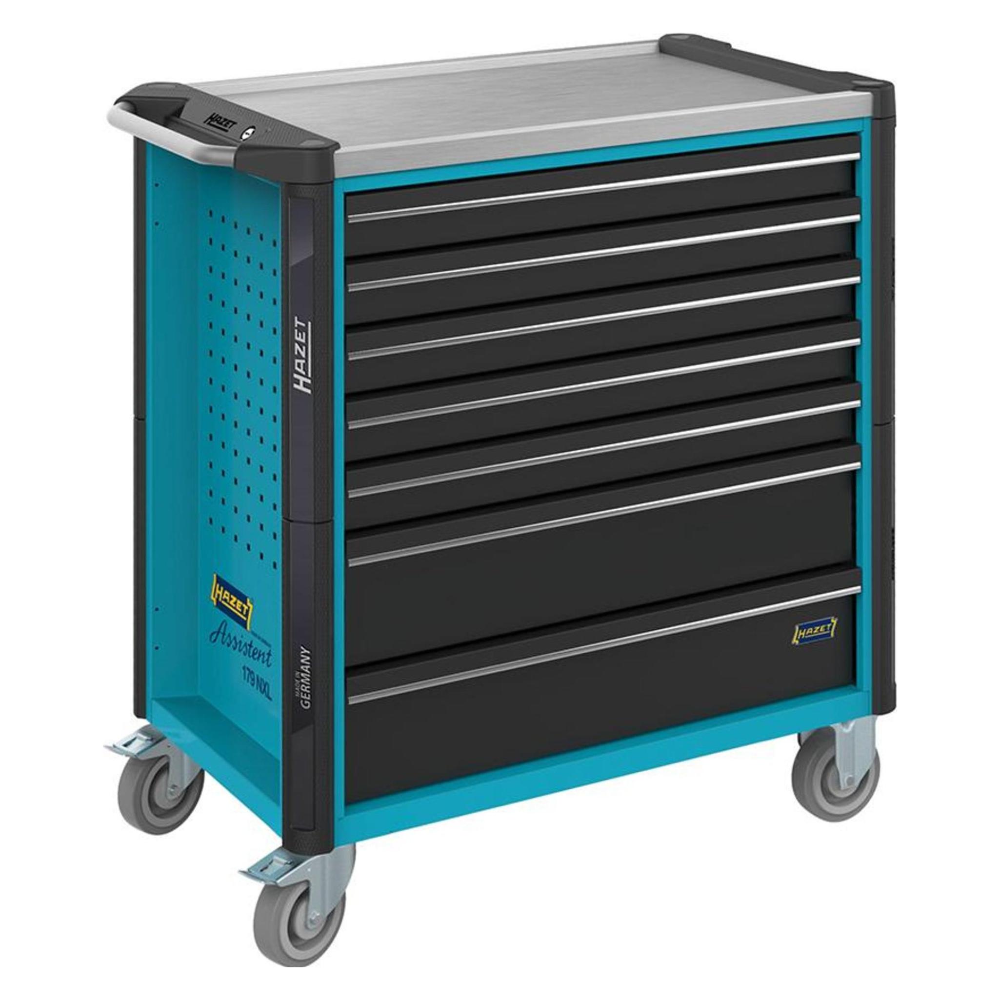 Hazet Werkstattwagen Assistent 179NXL-7/265 Schubladen, flach: 5 x 81 x 696 x 398 mm Schubladen... (179NXL-7/265)