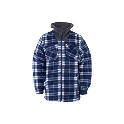Thermohemd TERRATREND JOB "Thermohemd", Kinder, Gr. L, US, grau (anthrazit, dunkelblau), Obermaterial: 100% Polyester PES., Hemden