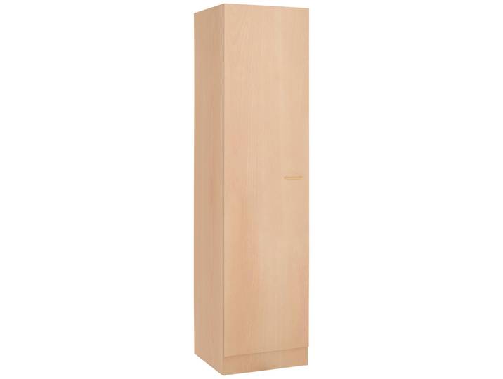 Mehrzweckschrank KOCHSTATION KS-Elster , braun (buchefarben), B:50cm H:200cm T:50cm, Holzwerkstoff, Schränke, Mehrzweckschrank, Breite 50 cm