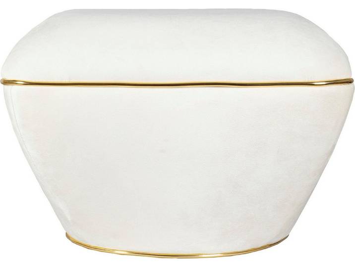 Kayoom Sitzhocker Hocker Contessa 125, vielseitig einsetzbarer Allrounder, elegante Form (1 St), komfortabel, hochqualitativ, pflegeleicht, elegante Form