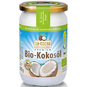 Dr.Goerg Kokosöl Premium nativ, BIO, kaltgepresst, im Schraubglas, 200 ml