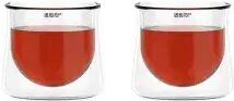 Rare Purchases Premium Glass Teapot With One button Filtration, Heat resistant, Anti scald Tea Brewer, Magnetic Water Separation Cup 2 Cups