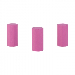 Halmakegel.com Achteckstein Hancock - 15x30mm - rosa 256414