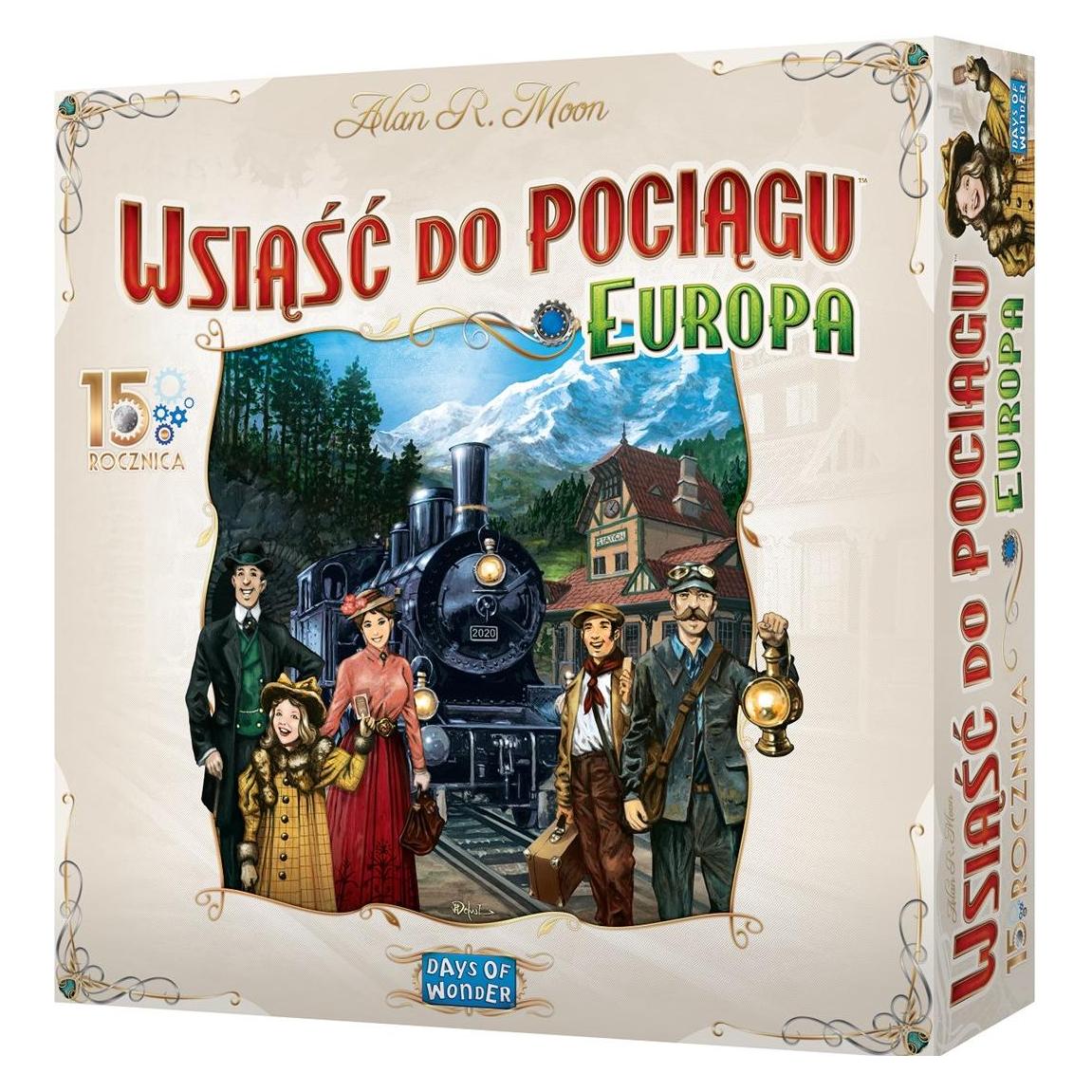 Rebel Gra Wsiąść do Pociągu: Europa 15 rocznica (Deutsch, 2 - 5 Spieler) (11335)