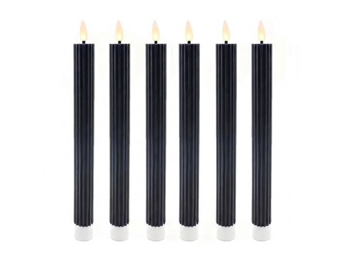 Relaxdays Lot de 6 cierges LED