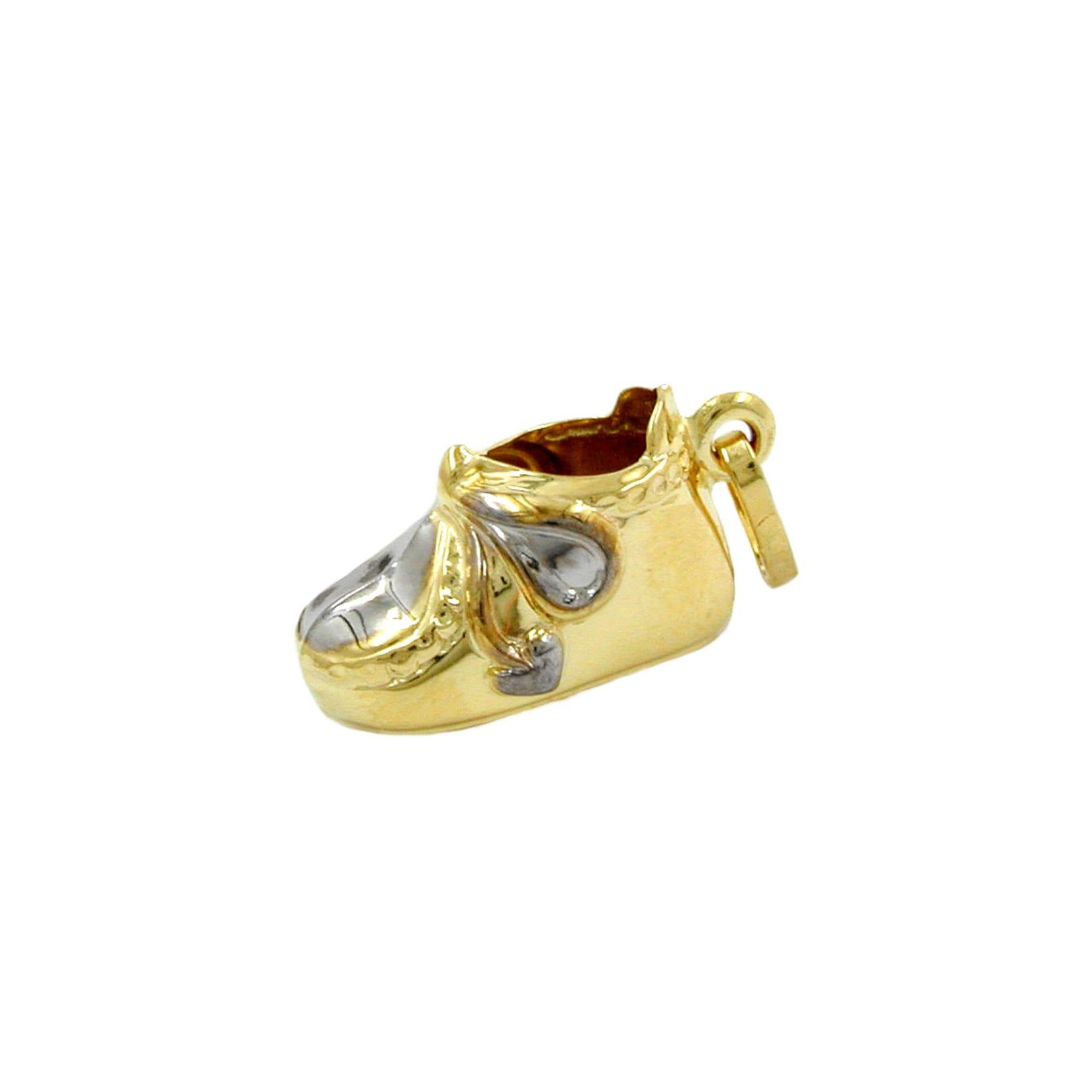 Gallay Anhänger 12x7x6mm Babyschuh 9Kt GOLD
