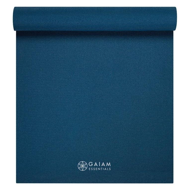 Gaiam Essentials Yogamatte 6 mm mit marineblauem Hund (6 mm) (35005559)