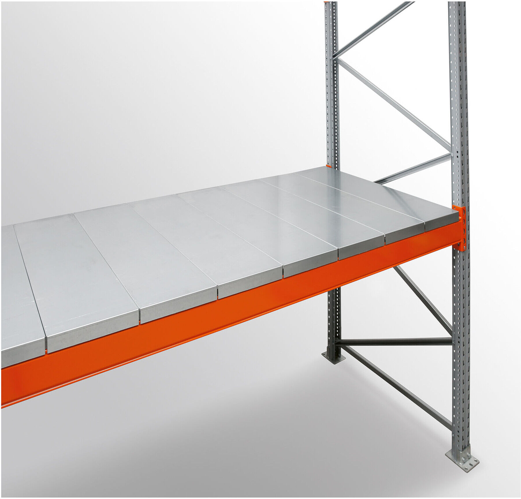 Regalwerk ARTUS-Stahlpaneel 1100 /2700 Regaltiefe: 1100 mm Fachbreite: 2700 mm (B4-12066-K)