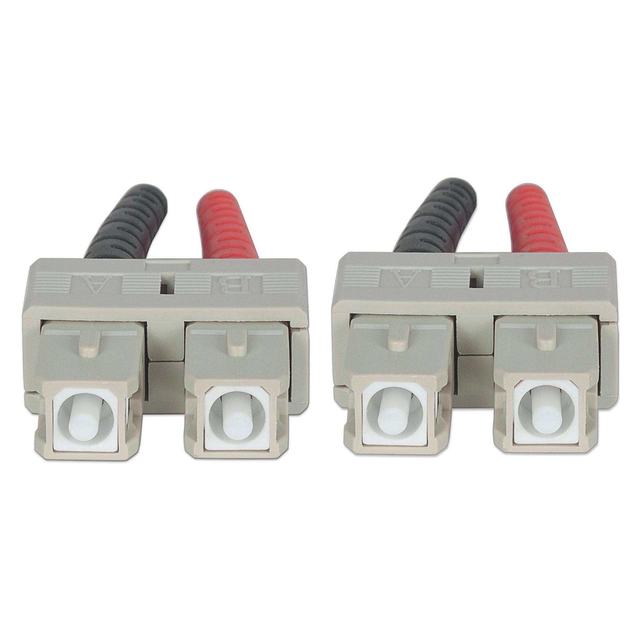 Intellinet LWL Anschlusskabel SC/SC Multimode OM3 aqua (1 m) (751025)