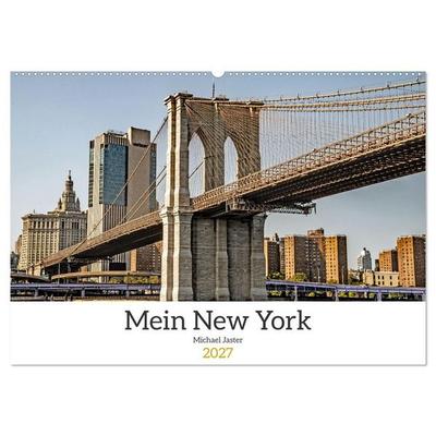 Mein New York Michael Jaster (Wandkalender 2027 DIN A2 quer), CALVENDO Monatskalender
