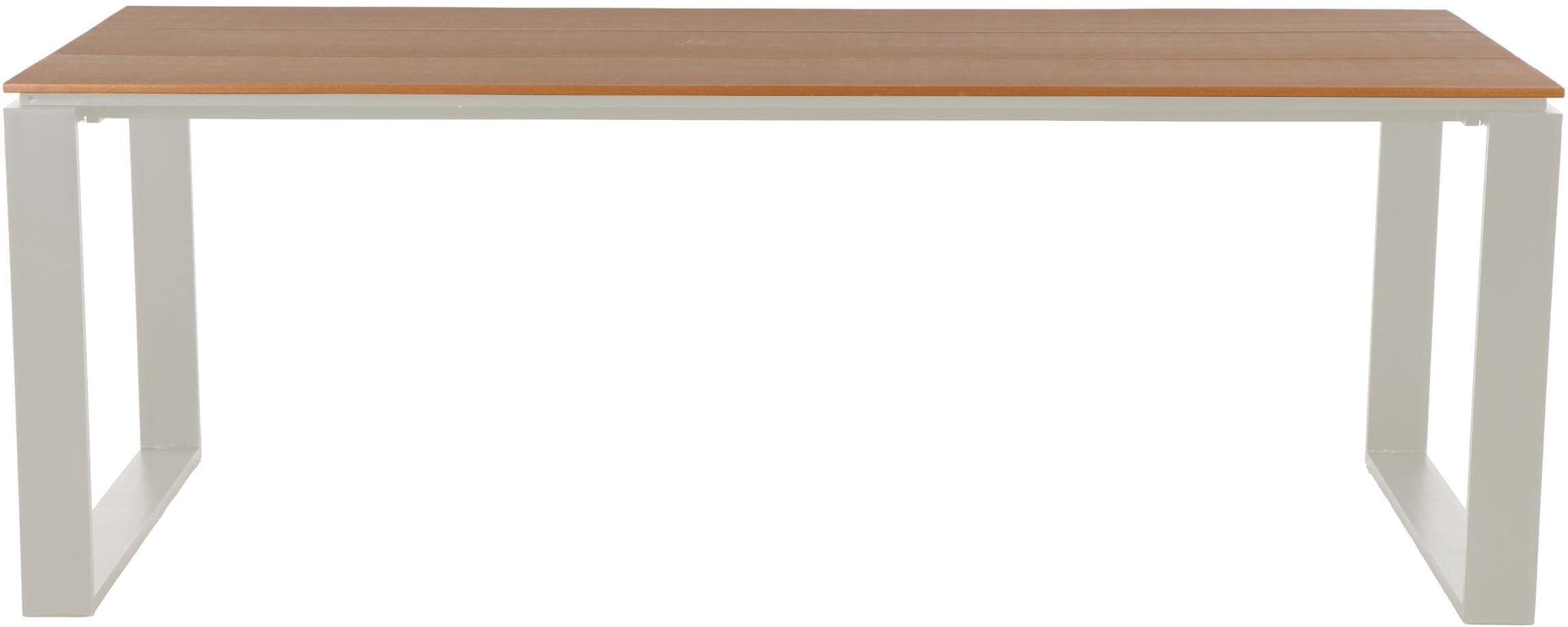 Gartentisch SCHOU "Martinus 210 x 100 x 75cm", braun (grau), B:210cm T:100cm, Tische, Gartentisch grau B/H/T: 210cm x 100cm