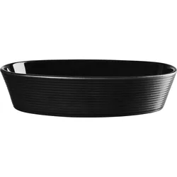 ASA Kitchenart Auflaufform schwarz oval 25cm