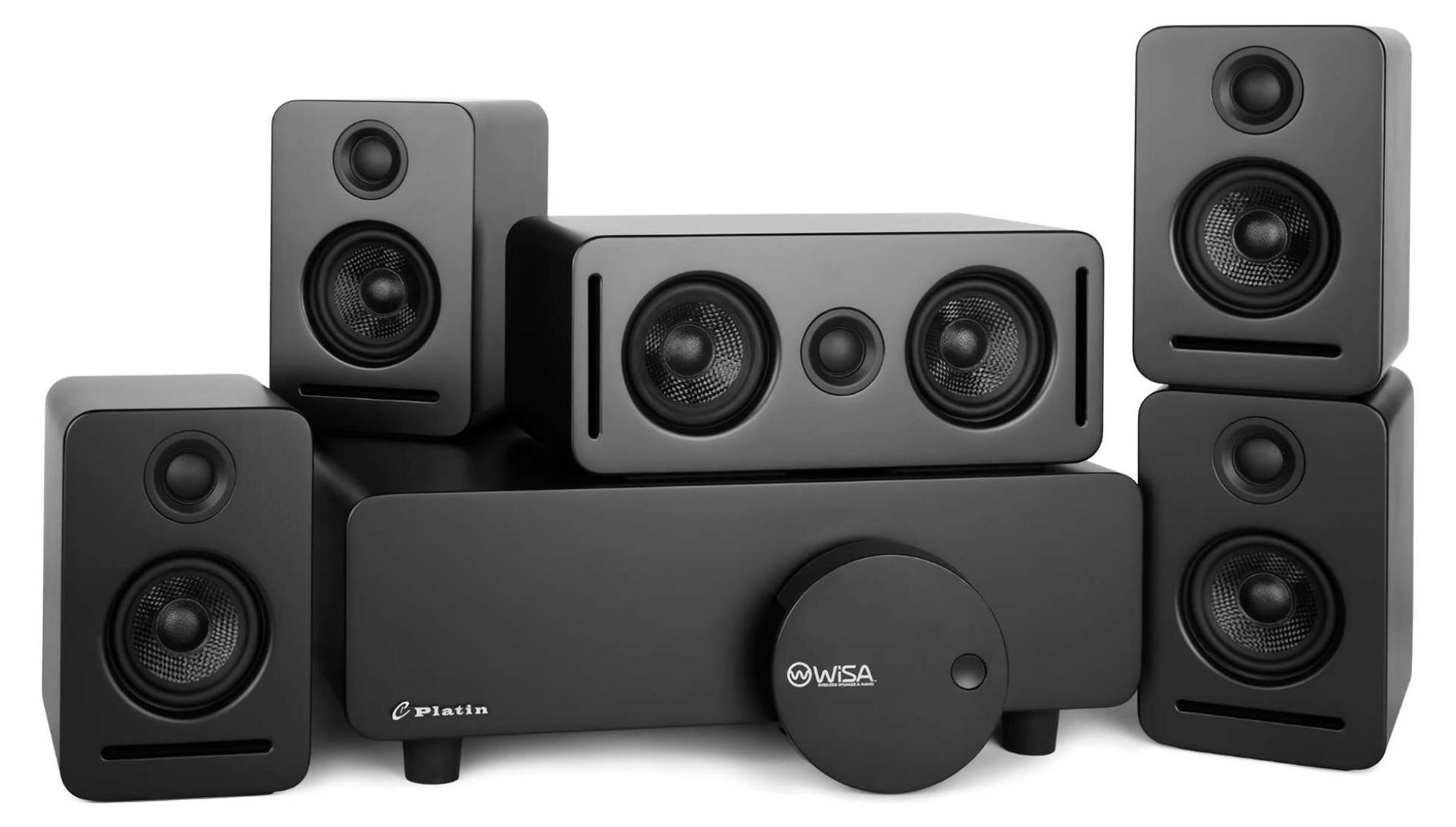 Zimilo 5.1 Wireless Heimkinosystem, Soundbar mit Dolby Atmos, WiSA SoundSend, THX abgestimmt, 6,5'' Subwoofer, 5 ms Latenz, für TV & Konsole