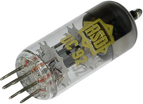 BTB Vertrieb UC 92 = 9 AB 4 Elektronenröhre Triode 100V 3mA Polzahl: 7 Sockel: Miniatur Inhalt 1St.