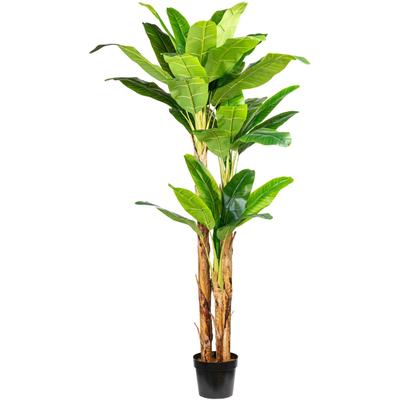 Kunstpalme CREATIV GREEN "Bananenpflanze", grün, H:240cm, Kunststoff, Kunstpflanzen