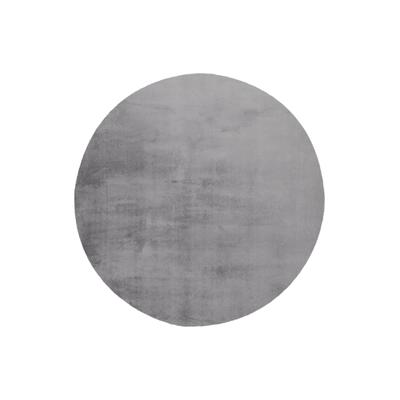Teppich KAYOOM "Cross 425", silber, H:21mm Ø:160cm, Polyester, Teppiche, Teppich, Hochflor