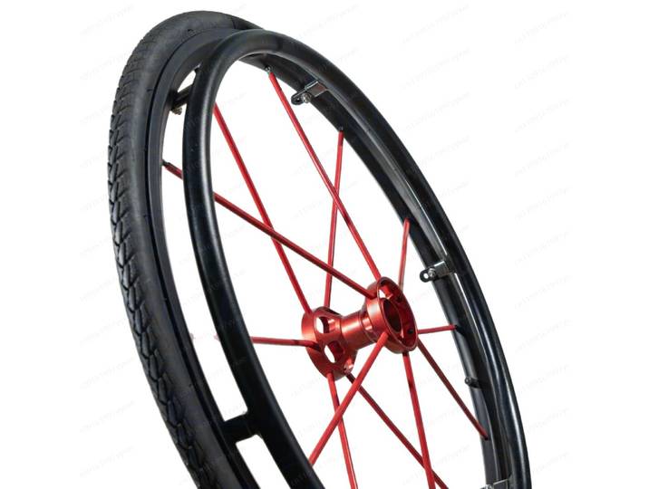 24 roues pour fauteuils roulants sportifs avec roulement