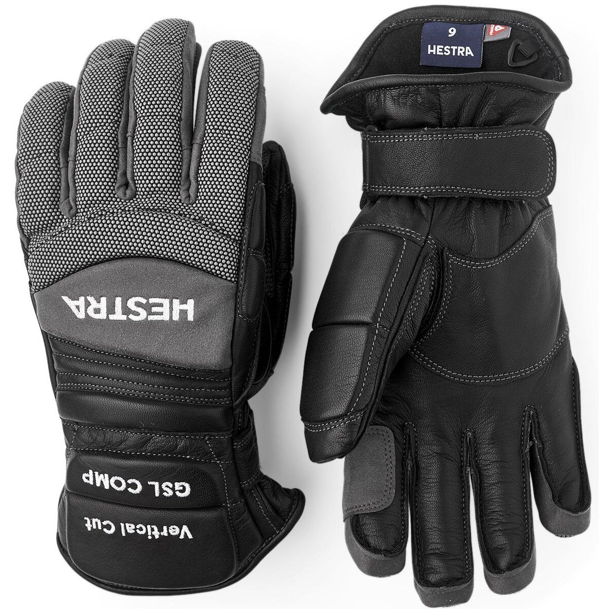 Hestra GSL Race Comp - 5 Finger black/white (100000) 11 3001980-100000-11