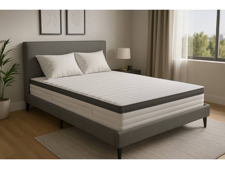 Taschenfederkernmatratze Luxusmatratze, 7-Zonen Federkernmatratze, verschiedene Höhen&Härten, Dreamstar, 21 cm hoch, ergonomische Körperanpassung, 7 Schichten, atmungsaktiv, H2, H3 & H4