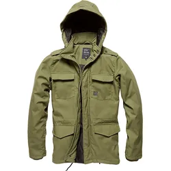 Vintage Industries Darren Parka, Textiljacke wasserdicht - Hell Oliv - XL