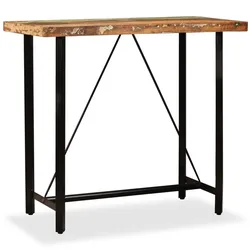 Helloshop26 - Stehtisch im Bistro-Stil massives Altholz 120 cm