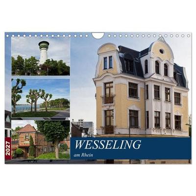 Wesseling am Rhein (Wandkalender 2027 DIN A4 quer), CALVENDO Monatskalender