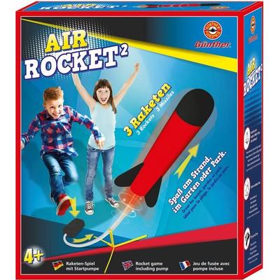 Paul Günther 1556 - Air Rocket 2 Raketenspiel, Fußpumpe und 3 Raketen