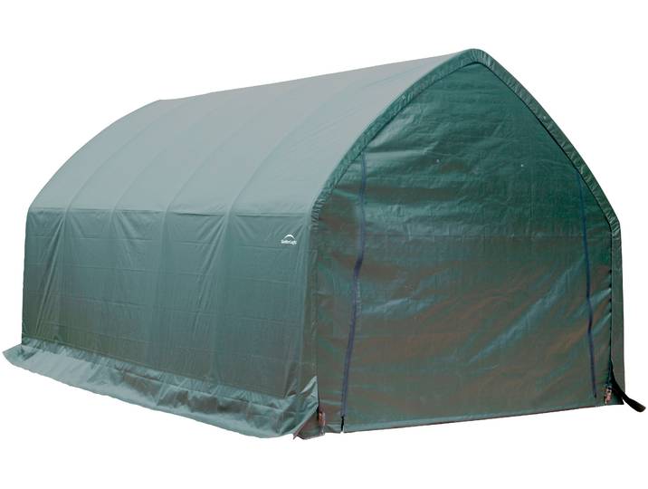 Garage SHELTERLOGIC Garage-in-a-Box , grün, Kunststoff, Stahl, Garagen, Garage, sehr schneller Auf- und Abbau, BxTxH: 390x610x370 cm