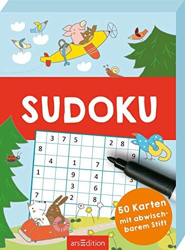 Philip Kiefer - Sudoku: 50 Karten mit abwischbarem Stift - Preis vom 09.10.2026 07:28:09 h