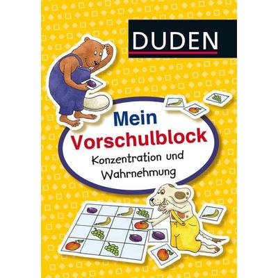Duden: Mein Vorschulblock: Konzentration und Wahrnehmung, Taschenbuch von Christina Braun, FISCHER Sauerländer Duden, 978-3-7373-3327-6