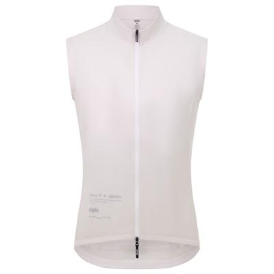 Santini - Mads Pedersen Momentum Series Wind Vest - Fahrradweste Gr XL grau/weiß