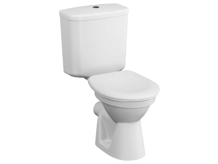 Normus Pack WC à poser avec abattant frein de chute et réservoir, Blanc (9780-003-7210)