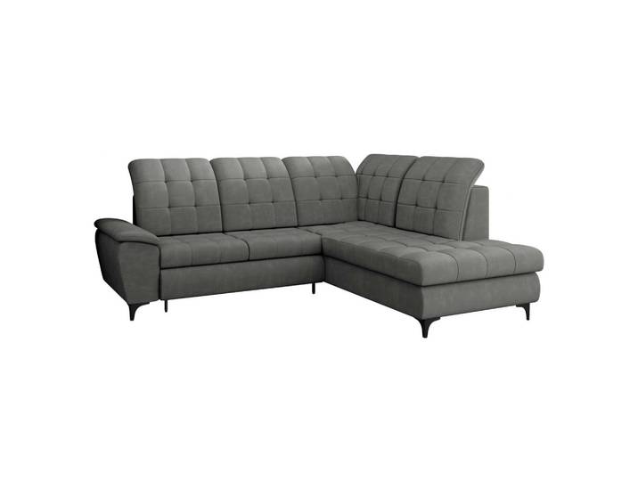 Mirjan24 Ecksofa Forest, Seite: Rechts, Grau, L-Form,L-Form, 271x212 cm, Wohnzimmer, Sofas & Couches, Wohnlandschaften, Ecksofas