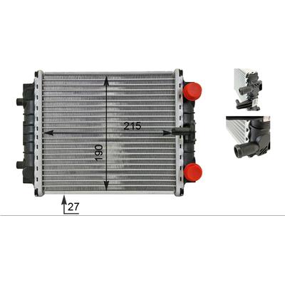 MAHLE Kühler, Motorkühlung BEHR HELLA SERVICE *** PREMIUM LINE CR 80 000P für CUPRA
