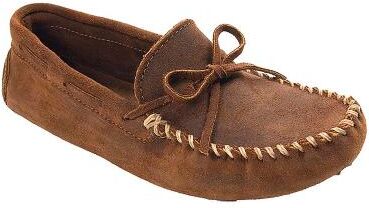 Minnetonka Classic Driver (Men's) Casual Shoes in Brown, Size 7 M, Leather
