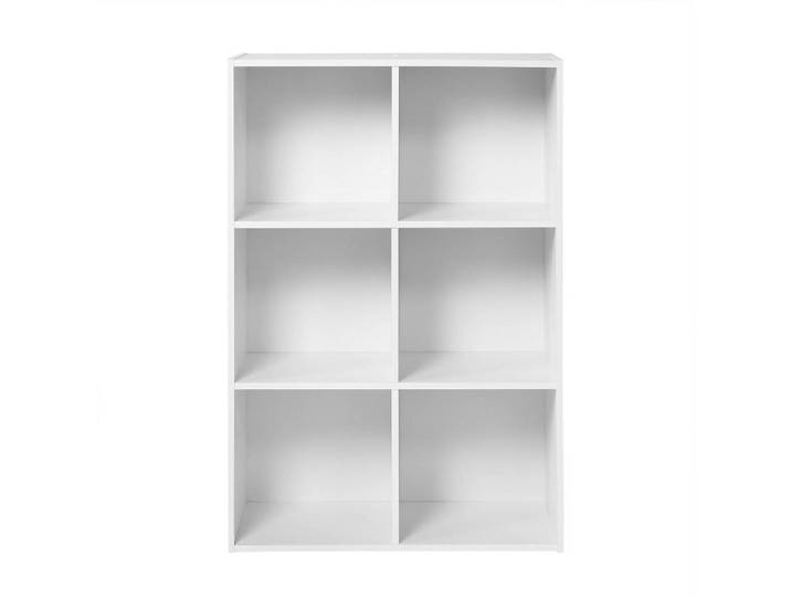 Calicosy Regal mit 6 Fächern - H91,5 x L61,5 cm, Weiß, 29.5x91.5x61.5 cm, Wohnzimmer, Regale, Bücherregale