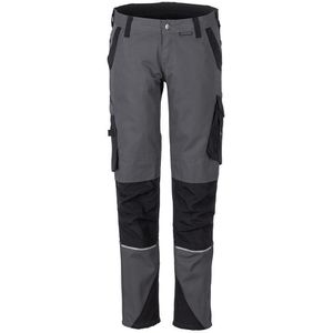 Planam Arbeitshose Norit, Damen, Bundhose, grau-schwarz, Größe 46