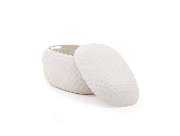 MAGIS ME TOO coffre porte-jouets pour enfants EL BAUL (Blanc - Polyéthylène imprimé)