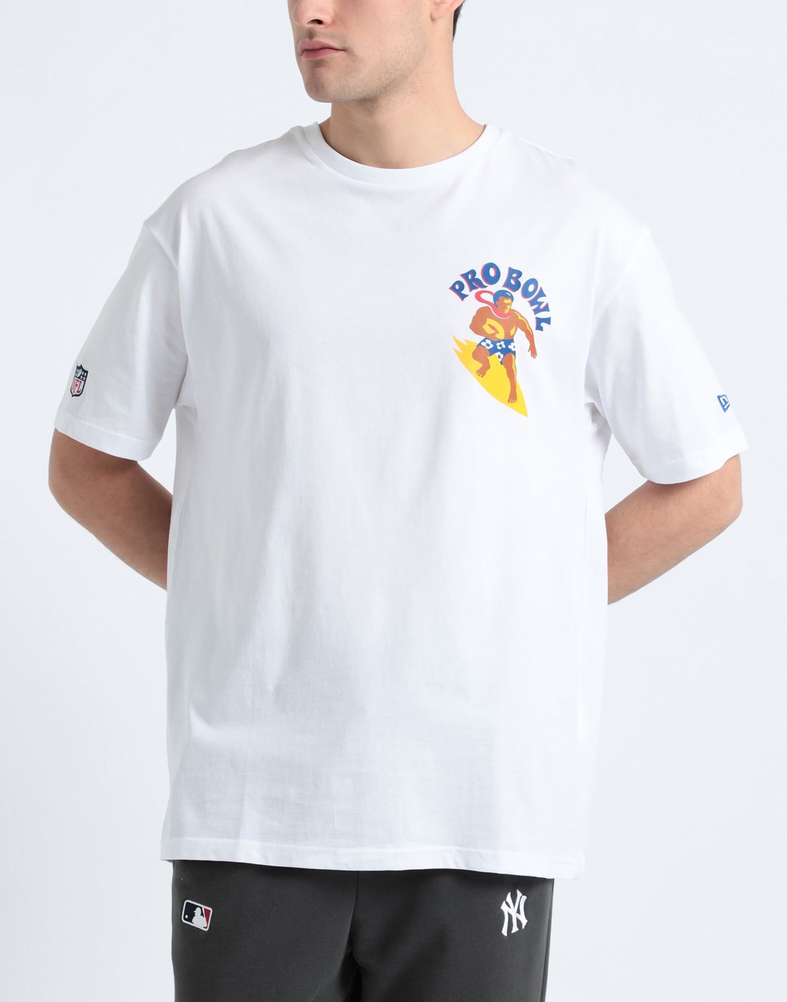 New Era Camiseta Hombre Blanco S Hombre