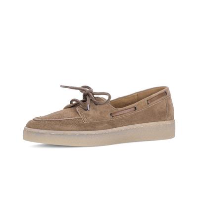 Mokassin GABOR "Mokassin", Damen, Gr. 37, braun, Schuhe Mokassin