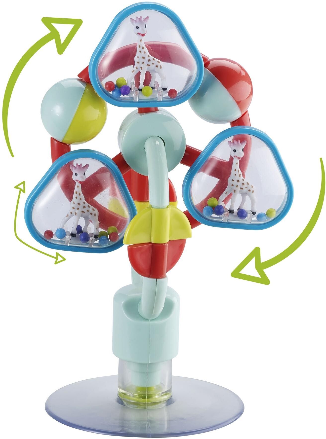 Lernspielzeug SOPHIE LA GIRAFE "la girafe Stick-On Activity Centre", Kinder, bunt (mehrfarbig), Lernspielzeug Lernspielzeug mehrfarbig Einheitsgröße