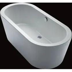 Repabad Livorno 180/80 oval F freistehende Badewanne, L: 1800, B: 800, H: 610 mm, weiss 31670W