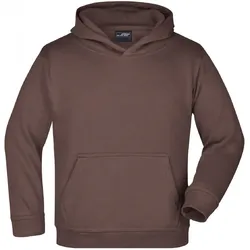 Kinder Kapuzensweatshirt "JN047K" - XS - brown
