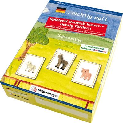 ... richtig so! 1, Spiele für den Deutsch-Förderunterricht und für Deutsch als Fremdsprache, Game von Tina Kresse,Susanne Schurig, Mildenberger Verlag