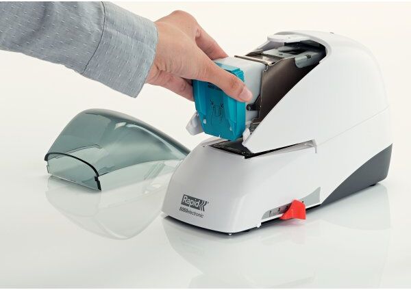 Rapid R5050e El-Hæftemaskine   50 Ark   Sort