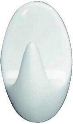 WENKO Maxicrochets, lot de 2, plastique blanc (4406010100)