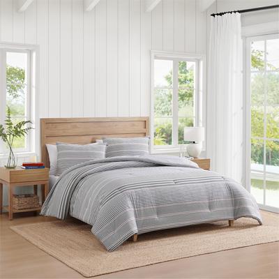 Tommy Hilfiger Danbury Stripe Cotton Blue Comforter Set