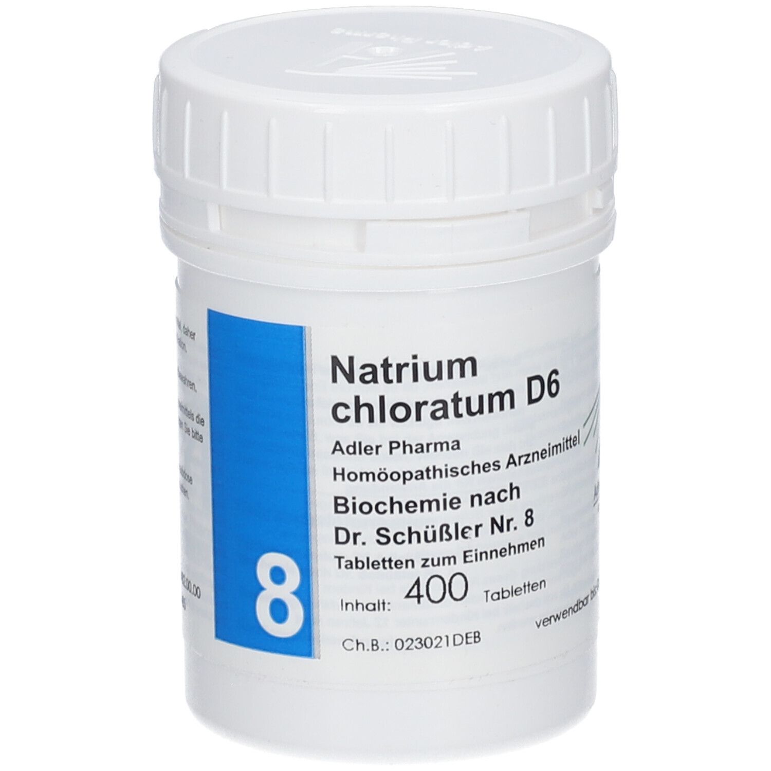 Biochemie Adler 8 Natrium chloratum D 6 Tabletten 400 St
