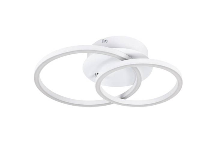 Nettlife Led-Deckenleuchte Lünen 34.3/25/7.4 cm, Weiß, Metall, LED integrated, 25x7.4x34.3 cm, Lampen & Leuchten, LED Beleuchtung, LED-Deckenleuchten