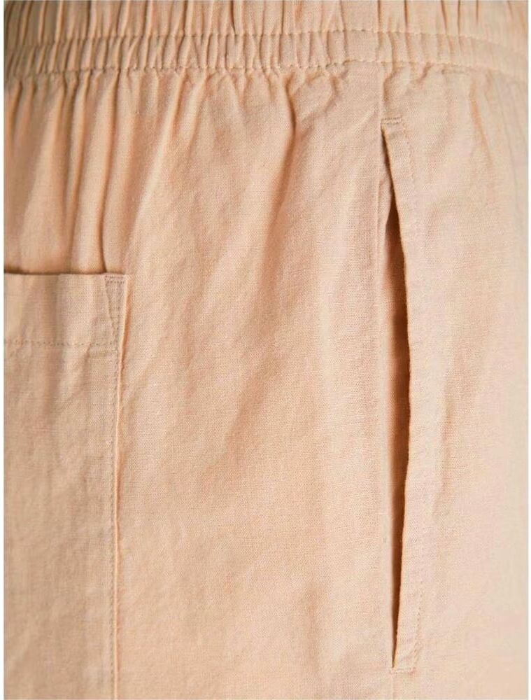 Jjxx Pantalon Corto Amy Linen Blend - Bermuda Beige Xs Mujer
